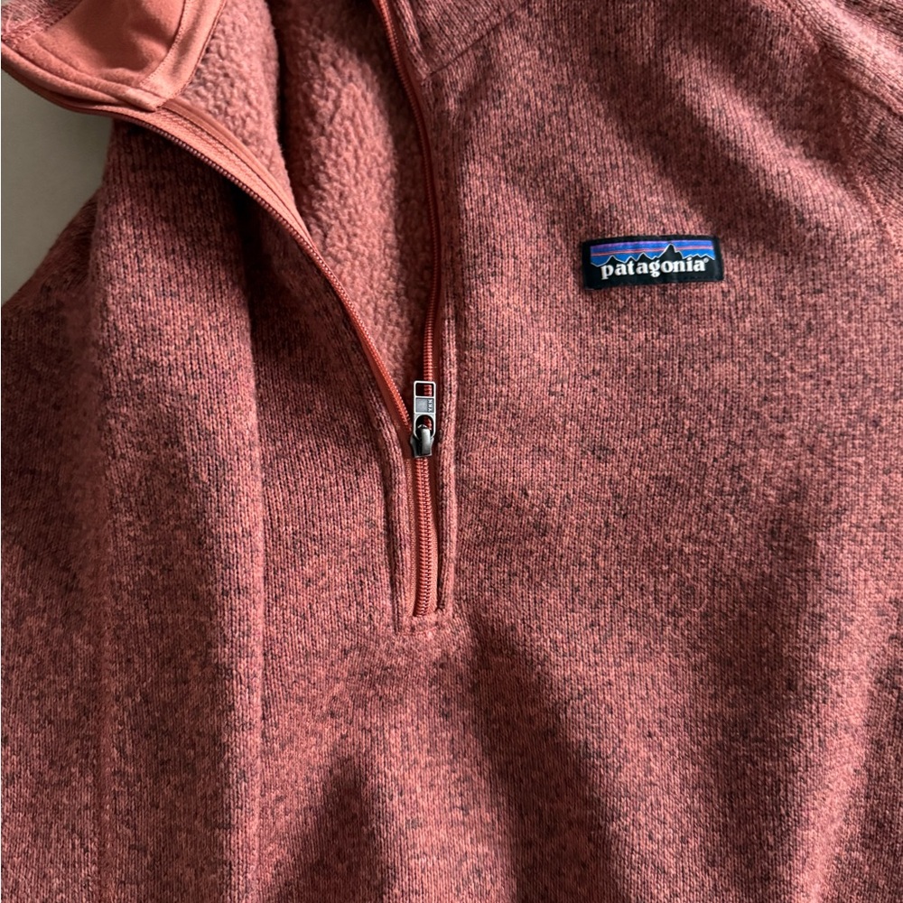 Patagonia better sweater Zip-Up Sweater in Soft Pink
